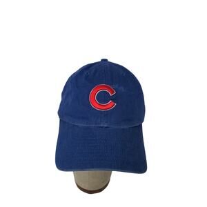 MLB Chicago Cubs Baseball Slideback Hat OSFA Twins Enterprise Cap Blue